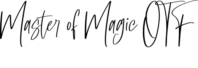 Master of Magic Font Preview