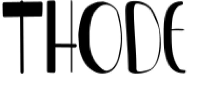 Thode Font Preview