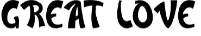 Great Love Font Preview