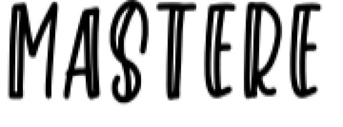 Mastere Font Preview