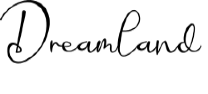 Dreamland Font Preview