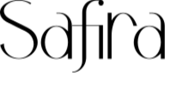 Safira Font Preview