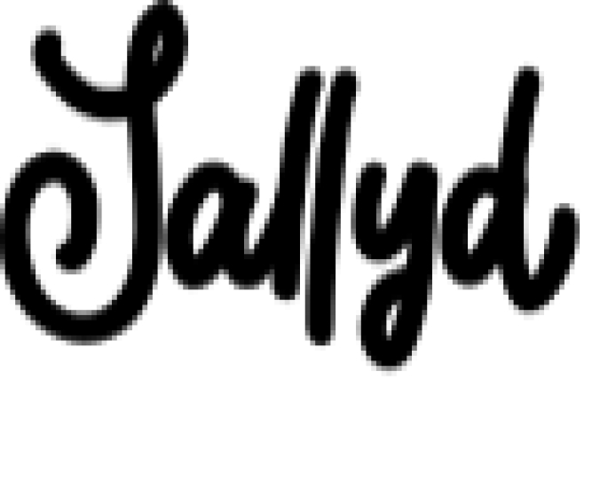 Sallyd Font Preview