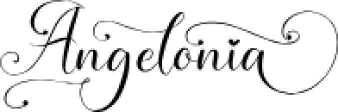 Angelonia Font Preview