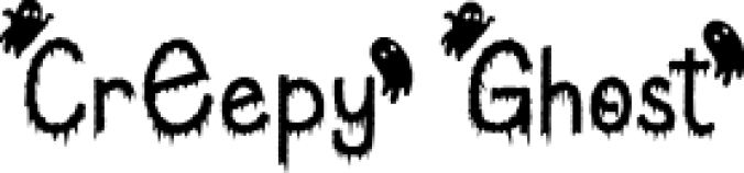 Creepy Ghos Font Preview