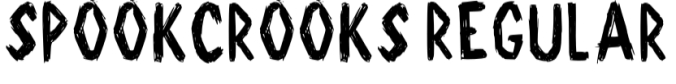 Spook Crooks Font Preview