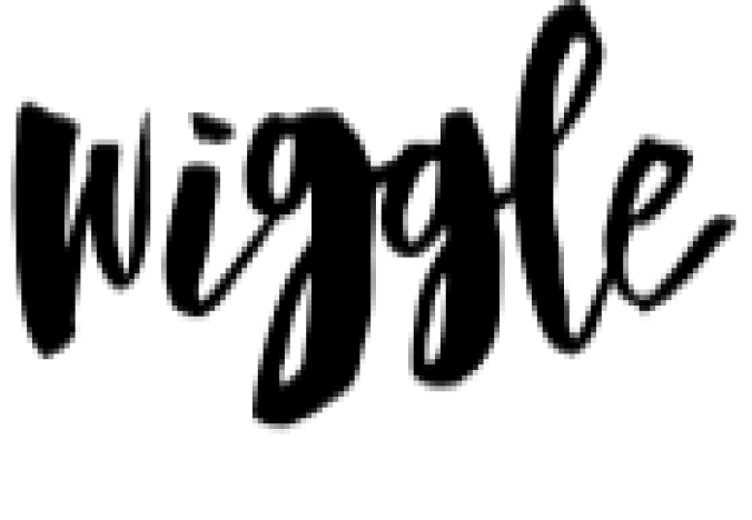 Wiggle Font Preview