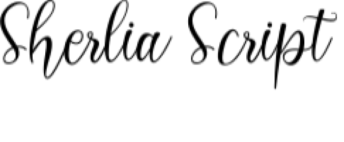 Sherlia Script Font Preview