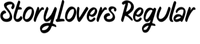 Story Lovers Font Preview