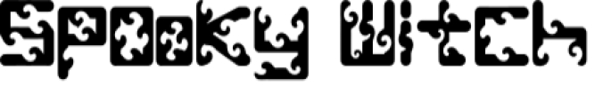 Spooky Witch Font Preview