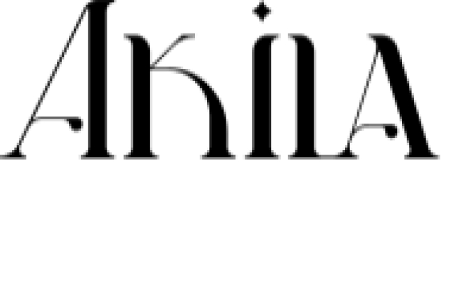 Akila Font Preview