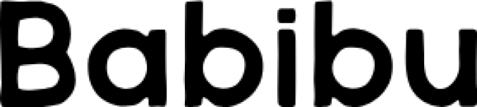 Babibu Font Preview