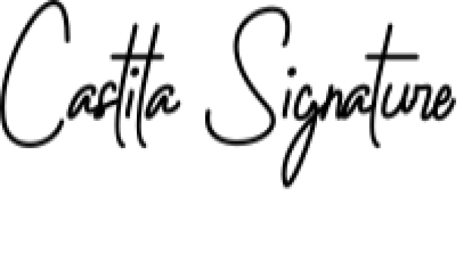 Castila Signature Font Preview