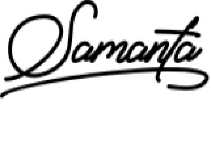 Samanta Font Preview