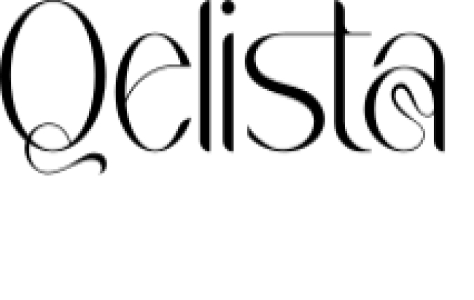 Qelista Font Preview