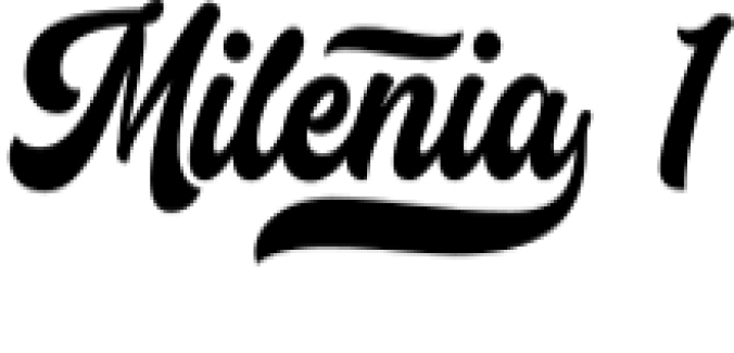 Milenia Font Preview