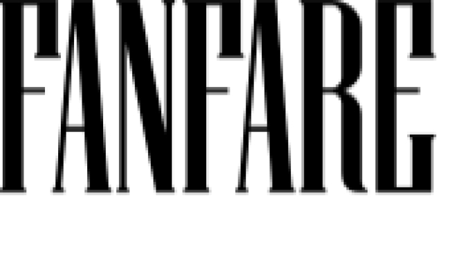 Fanfare Font Preview