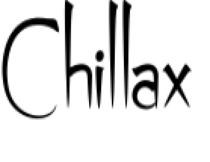 Chilax Font Preview