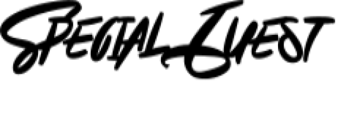 Special Guest Font Preview