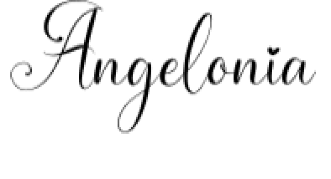 Angelonia Font Preview