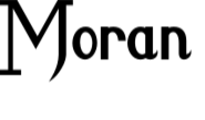 Moran Font Preview