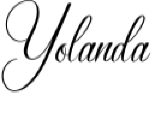 Yolanda Font Preview