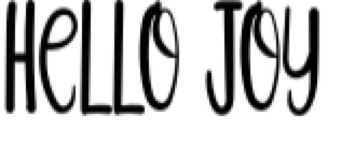 Hello Joy Font Preview