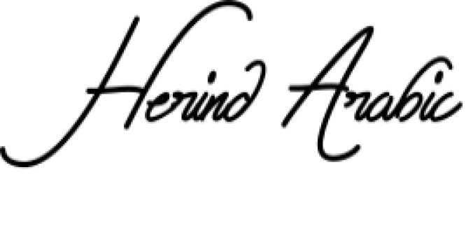 Herind Arabic Font Preview