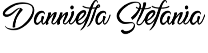 Dannieffa Stefania Font Preview