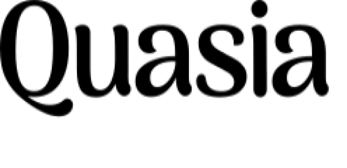 Quasia Font Preview