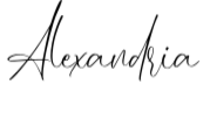 Alexandria Font Preview