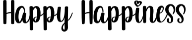Happy Happiness Font Preview