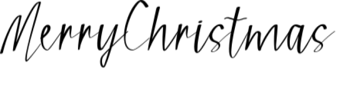 Merry Christmas Font Preview