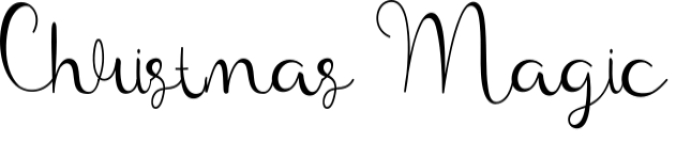 Christmas Magic Font Preview