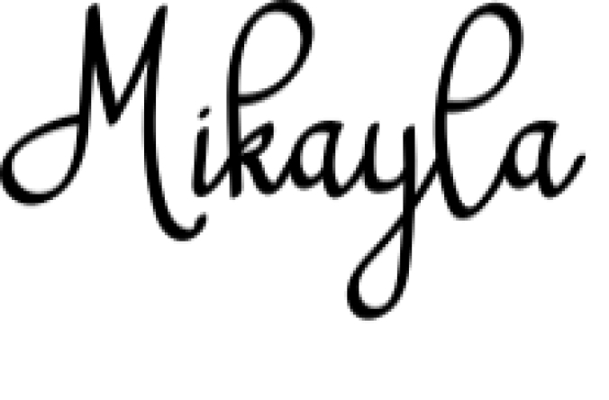 Mikayla Font Preview