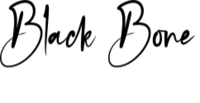 Black Bone Font Preview