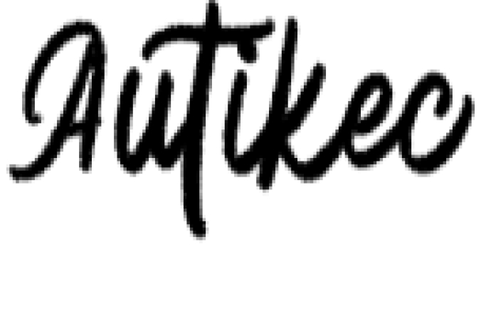 Autikec Font Preview