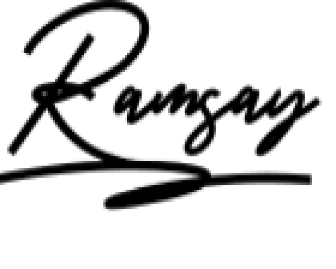 Ramsay Font Preview