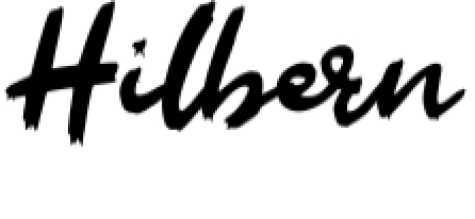 Hilbern Font Preview