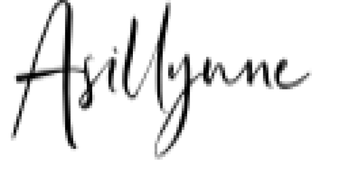 Asillynne Font Preview