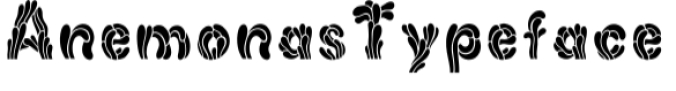 Anemonas Font Preview