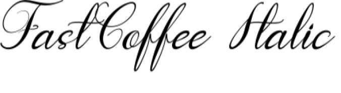 Fast Coffee Font Preview