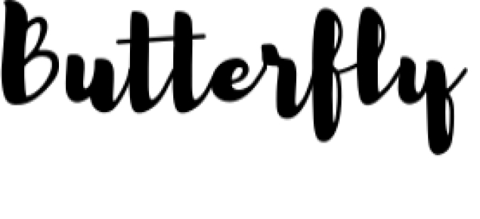 Butterfly Font Preview