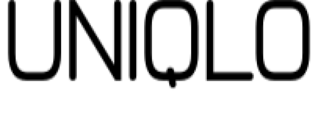 Uniqlo Font Preview