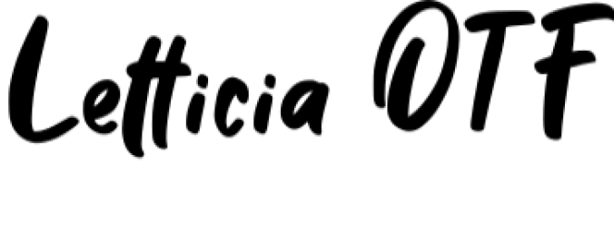 Letticia Font Preview