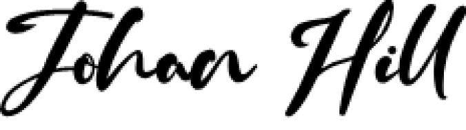 Johan Hill Font Preview