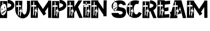 Pumpkin Scream Font Preview
