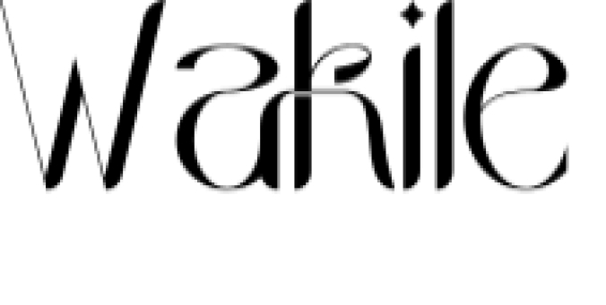 Wakile Font Preview