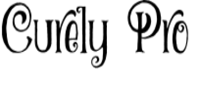 Curely Font Preview