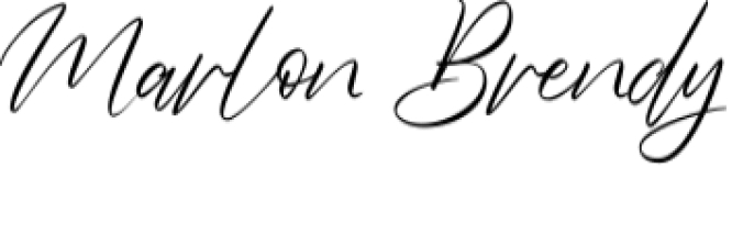 Marlon Brendy Font Preview